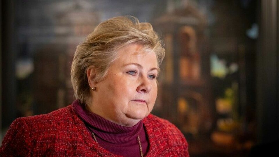 – Russland kan avslutte denne krigen når som helst, sier Erna Solberg. – Russland kan avslutte denne krigen når som helst, sier Erna Solberg. Foto: Heiko Junge