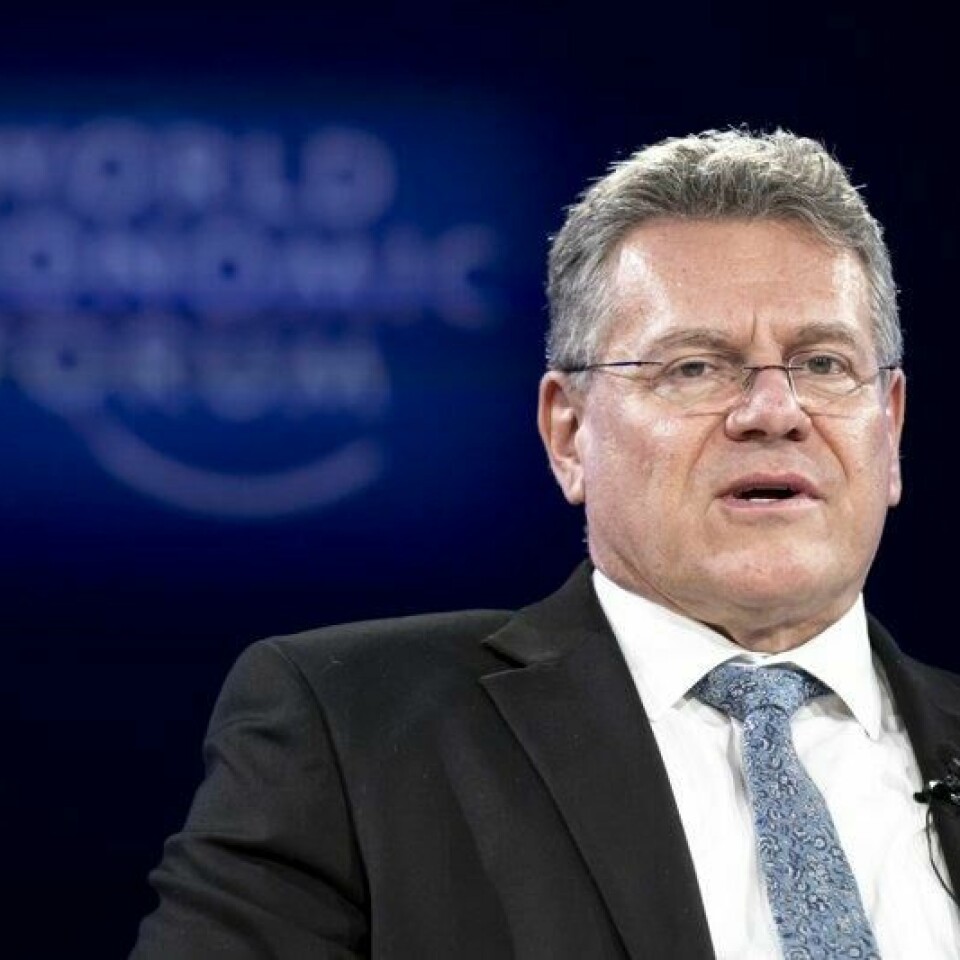 EUs mektige handelskommissær Maros Sefcovic vil kalibrere EUs svar på Trumps straffetoll nøye.