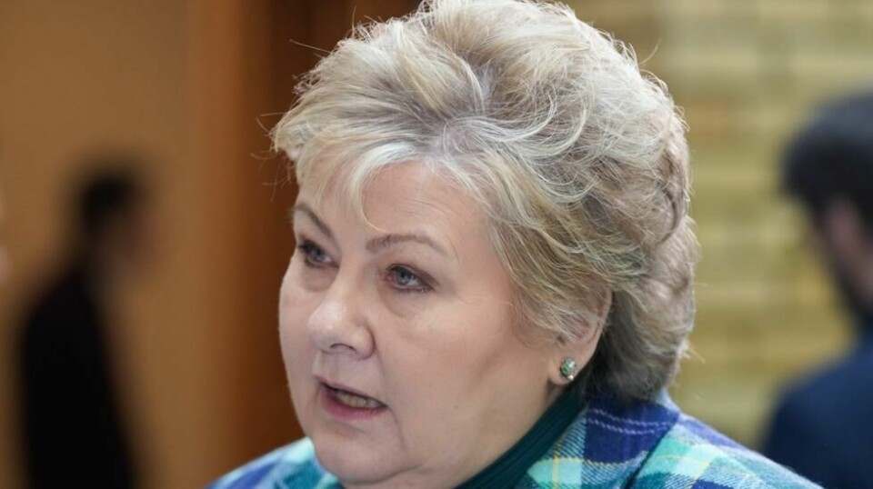 Høyre-leder Erna Solberg ligger ifølge TV 2 og VG an til å få sterk kritikk. Foto: Terje Bendiksby / NTB