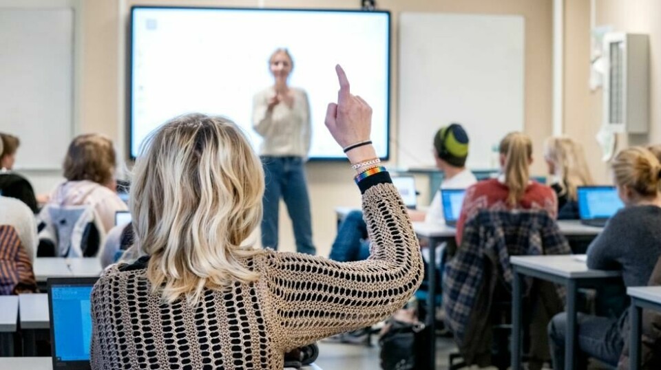 Skolenes landsforbund mener at det er bedre å starte senere på skolen enn å kutte siste året av skoleløpet. Foto: Gorm Kallestad / NTB