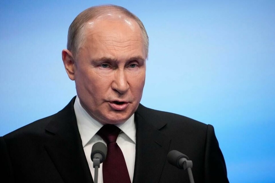 Russlands president Vladimir Putin. Russlands president Vladimir Putin. Foto: Alexander Zemlianisjenko / AP / NTB