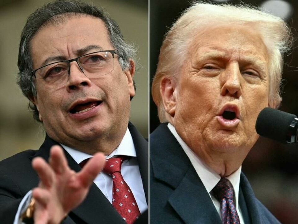Sent søndag kveld kom kontrabeskjeden fra Washington om at Colombia aksepterte de amerikanske kravene. Sent søndag kveld kom kontrabeskjeden fra Washington om at Colombia aksepterte de amerikanske kravene. Foto: AFP