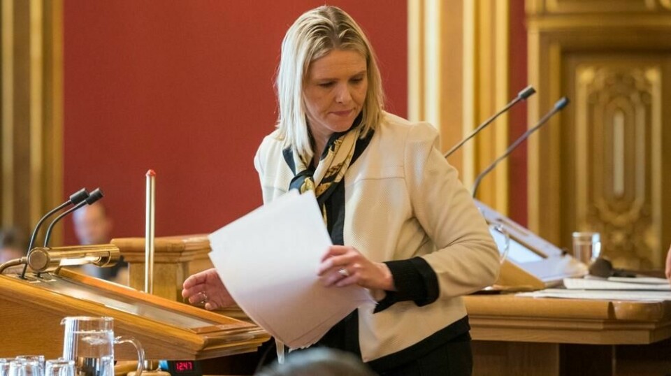 Innvandrings- og integreringsminister Sylvi Listhaug (Frp).