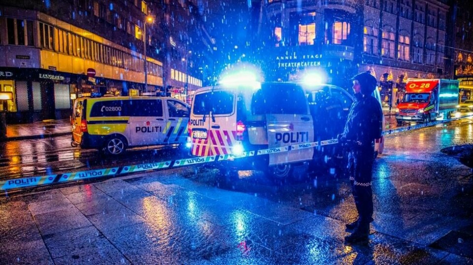 To Young Guns-aktører skutt utenfor et utested i Klingenberggata ved Nationaltheatret i Oslo 15. januar i fjor.