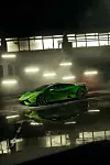 Lamborghini Huracan Tecnica. Treschow eier en slik i lilla.