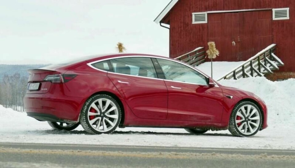 FEIL: Det er mye galt med Tesla Model 3, viser de grundige testene til TÜV i Tyskland. Illustrasjonsfoto