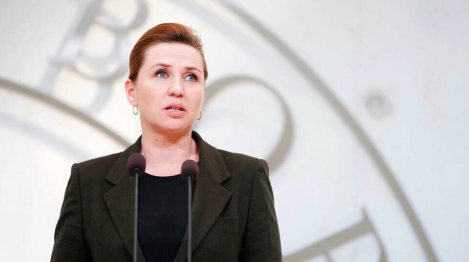 Med Fugledes Venstre-exit kan det bli vanskeligere for statsminister Mette Frederiksen og regjeringen å sikre innenrikspolitisk flertall i Folketinget. Foto: Liselotte Sabroe / Ritzau via AP / NTB