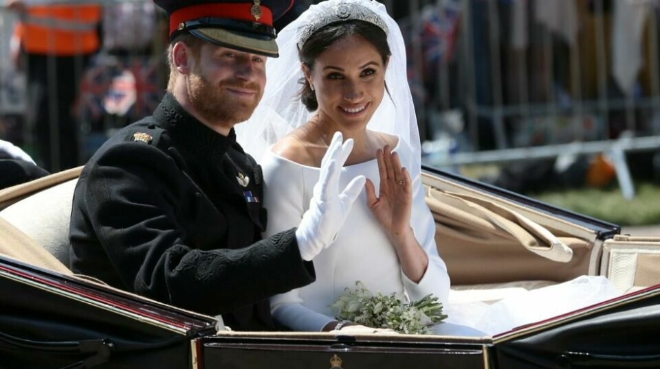 Prinse Harry og Meghan Markle giftet seg i St George's Chapel i Windsor Castle 19. mai 2018.