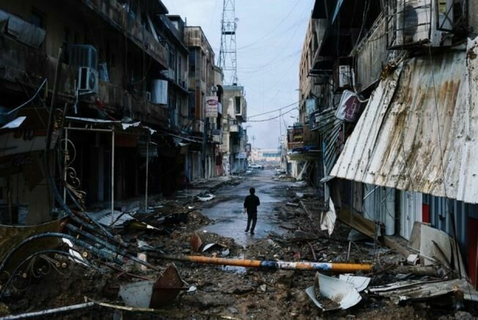 En irakisk gutt nær universitetet i Mosul, 22. januar. En irakisk gutt nær universitetet i Mosul, 22. januar. Foto: Dimitar Dilkoff / AFP