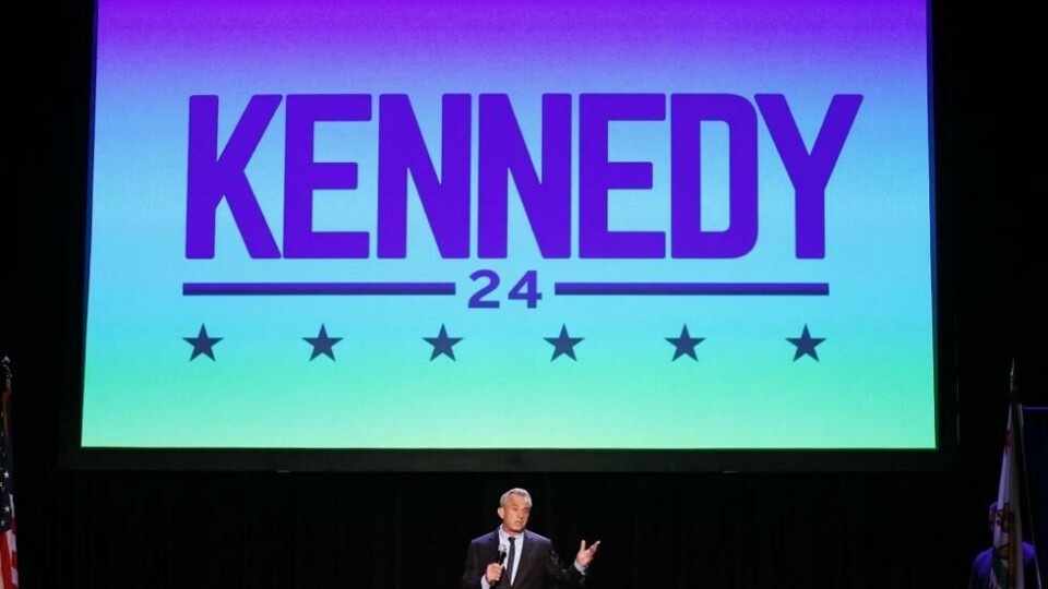 Den 69 år gamle demokraten utfordrer president Biden i presidentvalget i 2024. Den 69 år gamle demokraten utfordrer president Biden i presidentvalget i 2024. Foto: Mario Tama / Getty Images via AFP / NTB
