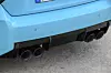 EU gjør det stadig vanskeligere å lage høy lyd fra eksosrørene, men de to doble eksosrørene på BMW M2 lager fortsatt god lyd.