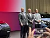 Toppledelsen i Nissan. Fra venstre finansdirektør George Londis, adm. direktør Ivan Espinosa og teknologidirektør Eiichi Akashi.