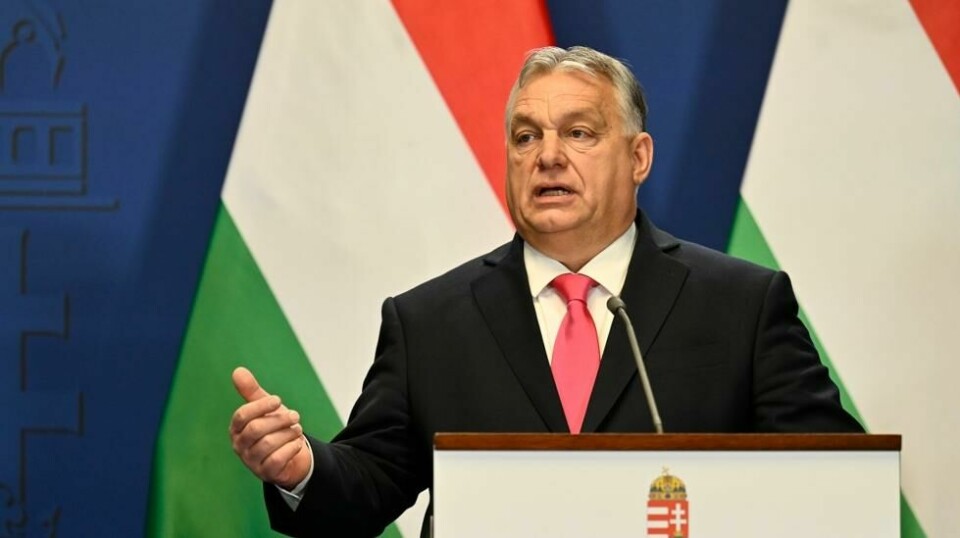 Ungarns statsminister Viktor Orban har bedt Sveriges statsminister Ulf Kristersson om en samtale. Foto: Denes Erdos / AP / NTB