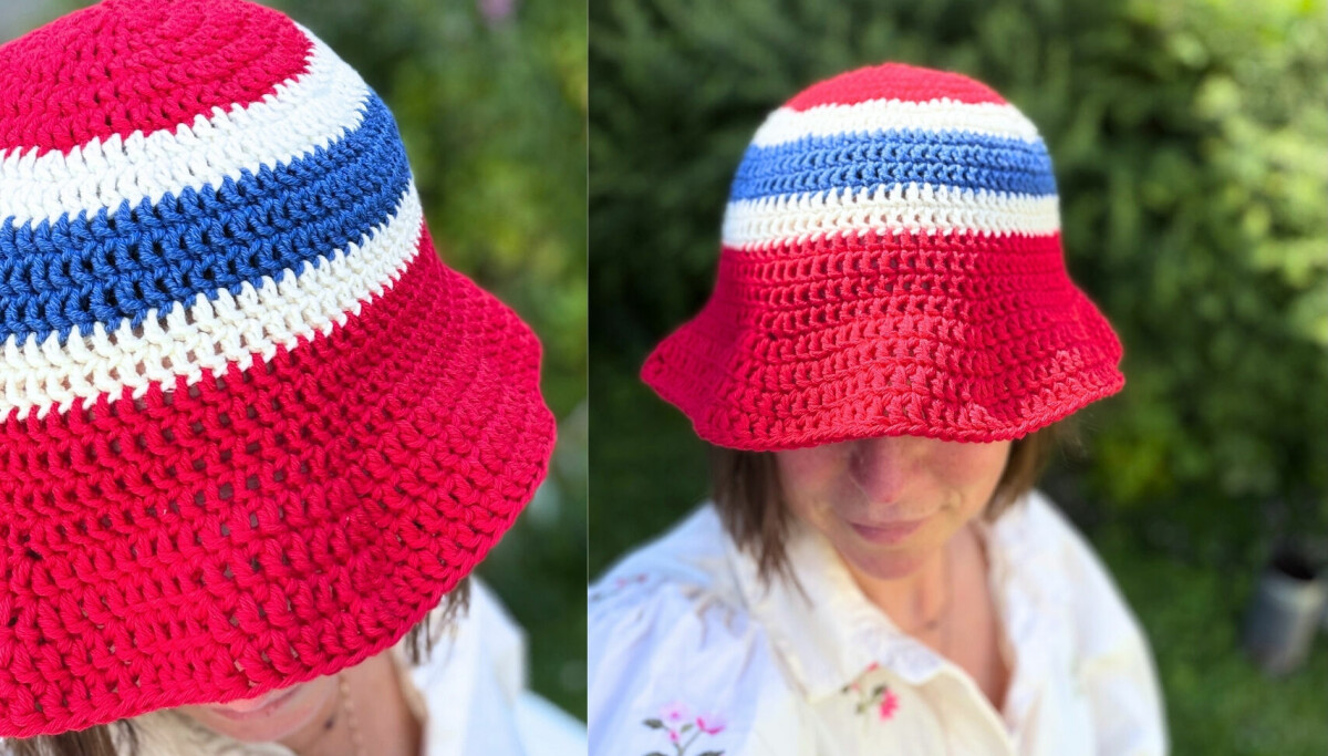 Gratis Hekleoppskrift P B ttehatt I Norske Farger Til Fotball VM gratis-hekleoppskrift-p-b-ttehatt-i-norske-farger-til-fotball-vm