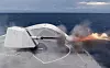 Oto Melara 76mm kanonen på dekket til fregatten KNM Roald Amundsen fyrer av under øvelse C2X den 14. februar, ved østkysten av USA. Foto: Jakob Østheim / Forsvaret