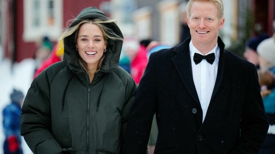 Alice Mayne og Kjetil Borch deltok på tampen av fjoråret i bryllupet til Therese Johaug og Nils Jakob Hoff.