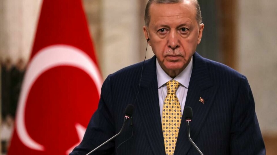 Israels utenriksminister Israel Katz sier at den tyrkiske presidenten Recep Tayyip Erdogan blokkerer havner for israelsk eksport og import.Foto: Ahmad Al-Rubaye / AP / NTB