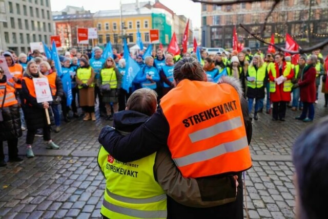 Det kan bli streik blant medlemmer i LO, Fagforbundet og YS fra onsdag.