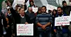 HEBRON: Palestinske demonstranter protesterte mot Israel 13. november i Hebron. Foto: Hazem Bader / AFP/NTB scanpix