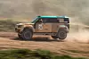 Land Rover demonstrerte hva en ekte Dakar rallybil er god for i en terrengløype på Goodwood Festival of Speed i juli.
