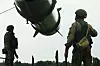 Russiske soldater ved en Iskander-M-rakett under militærøvelse.