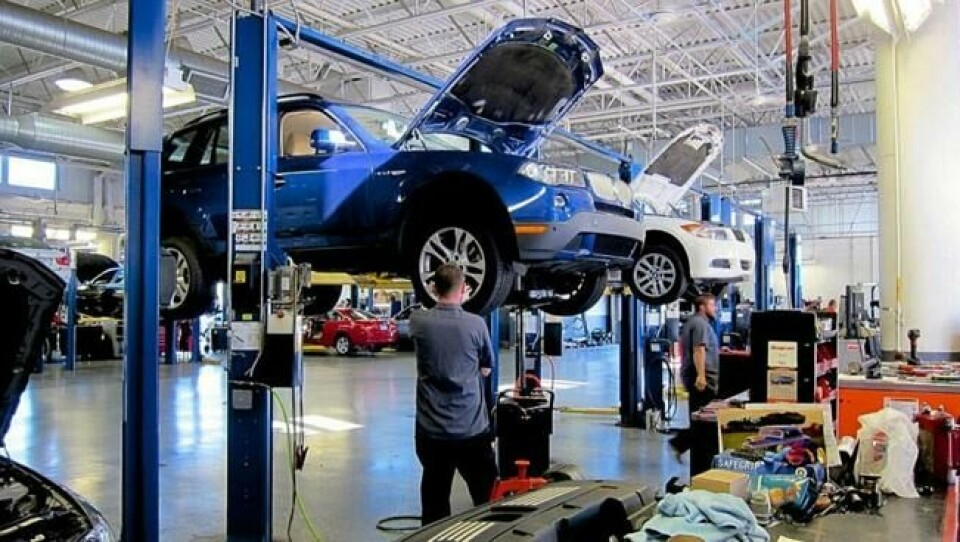 Regjeringen skjerper nå kravene til norske verksted. (Illustrasjonsfoto fra BMW)