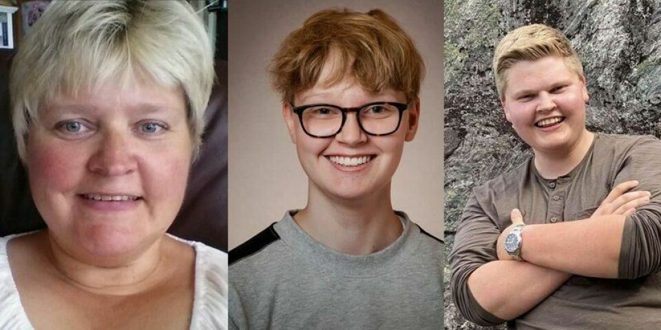 Ingunn Slaatten (53) (t.v.), og Signe Slaatten (18) og Sander Slaatten (22) ble funnet drept i sin bolig i Ål i mars i fjor. Politiet mener det var deres mann og far, Arne Slaatten (59) som drepte dem før han tok sitt eget liv. Nå er saken henlagt.