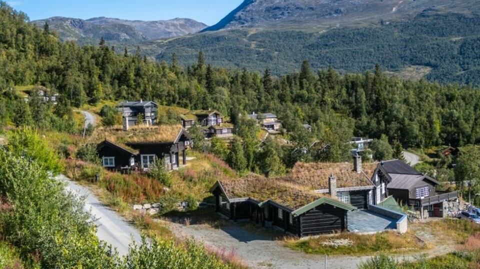 Salget av nye og brukte hytter har fått seg en kraftig knekk, det samme har nybyggingen av hytter. Her ser vi hytter ved Skarsnuten ved Hemsedal skisenter. Foto: Halvard Alvik / NTB