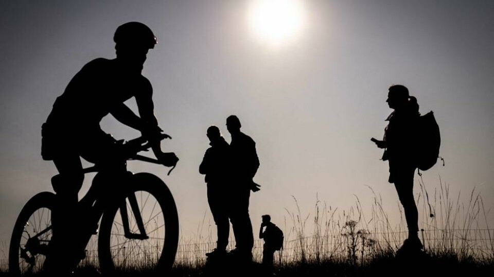Ulykken skjedde etter at den da fire år gamle jenta løp ut i veien, noe som førte til at en syklende ironman-deltaker veltet og fikk flere omfattende skader. Nå må bestemoren betale erstatning. Bildet er tatt under Ironman-konkurransen i København i 2021. Hendelsen skjedde i 2017.