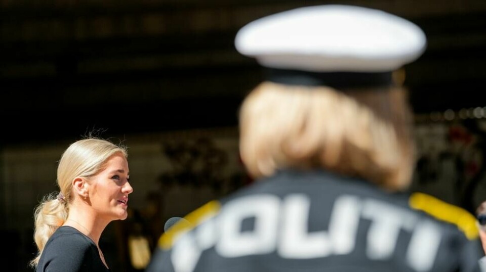 Justisminister Emilie Enger Mehl (Sp) har tidligere uttalt at «det er et mål for regjeringen at alle uten lovlig opphold i Norge skal returnere til hjemlandet». Politiet har imidlertid ikke lykkes med å tvangsreturnere en gruppe etiopiere. Foto: Javad Parsa / NTB