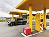 Stor bil og stor motor betyr mange slike stopp. Maksimal ladeeffekt er 210 kW.