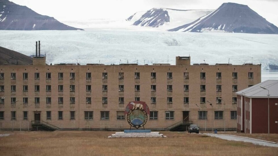 Pyramiden var en aktiv gruveby. Navnet har den fått fra fjellene som omfavner gruvebyen. Pyramiden var en aktiv gruveby. Navnet har den fått fra fjellene som omfavner gruvebyen. Foto: Olivier Morin / AFP/NTB