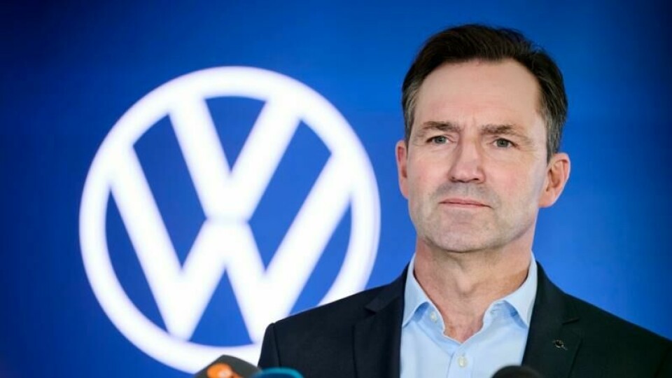 VW-sjef Thomas Schäfer. VW-sjef Thomas Schäfer. Foto: Annette Riedl / AP / NTB