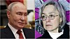 En kollasj av Vladimir Putin og Anna Politkovskaja.