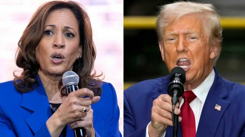 Det tilspisser seg i presidentkampen mellom Donald Trump og Kamala Harris.