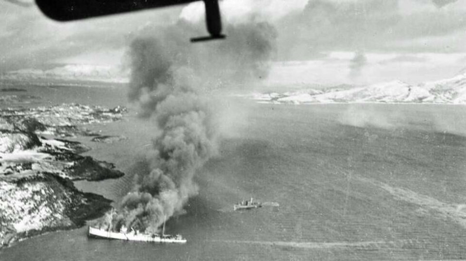 MS Rigel angripes av britiske jagere og bombefly utenfor Tjøtta i Nordland. Over 2500 mennesker dør ombord i fangeskipet, de fleste av dem russiske krigsfanger.