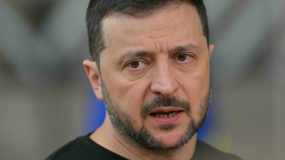 Ukrainas president Volodymyr Zelenskyj, her avbildet i Brussel i høst.