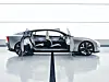Konseptbilen Polestar Precept fra 202 hadde såkalte selvmordsdører, men for øvrig ser produksjonsmodellen av Polestar 5 ganske lik ut.