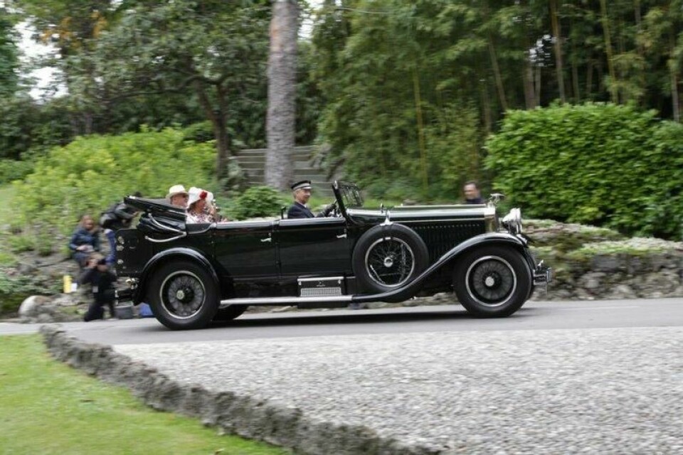 Hans Hulsbergen viste sin majestetiske 1929 Hispano-Suiza H6B Cabriolet de Ville fra Hibbard & Darrin på Villa d'Este i 2013. Hans Hulsbergen viste sin majestetiske 1929 Hispano-Suiza H6B Cabriolet de Ville fra Hibbard & Darrin på Villa d'Este i 2013. Foto: Ivar Engerud / Finansavisen