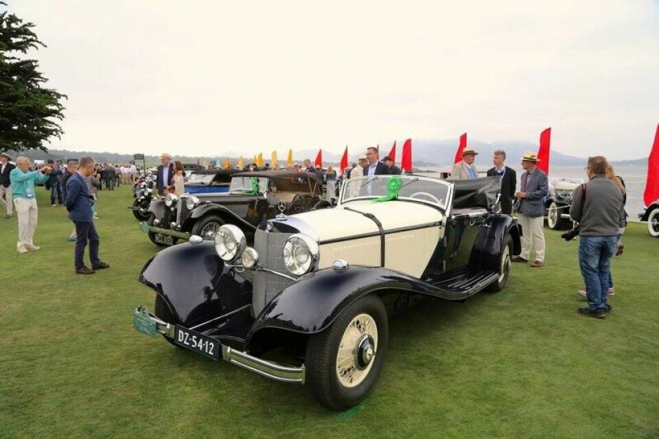 Målet med restaureringen var å bli invitert til Pebble Beach, hvor den skinte om kapp med de andre deltagerne i 2018. Målet med restaureringen var å bli invitert til Pebble Beach, hvor den skinte om kapp med de andre deltagerne i 2018. Foto: Ivar Engerud / Finansavisen