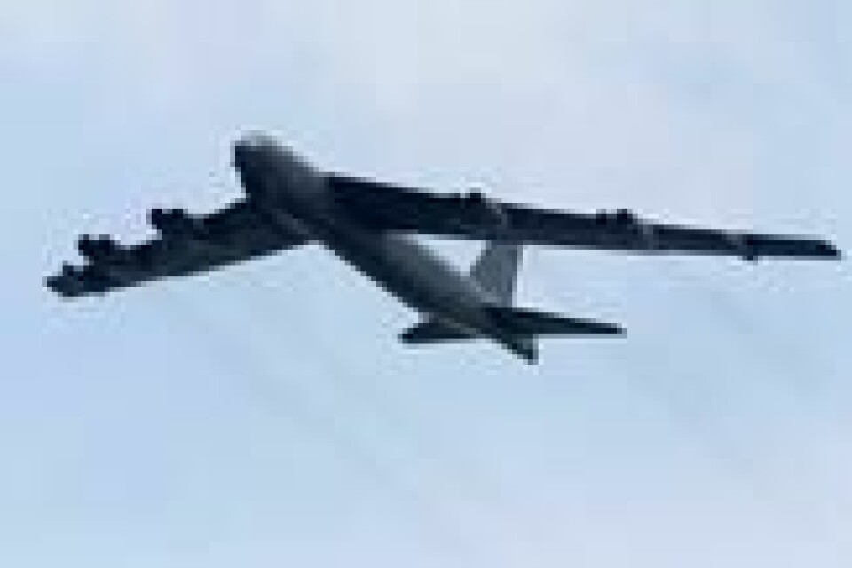 Det amerikanske strategiske bombeflyet B-52. Foto: Tim Chong/ Reuters Det amerikanske strategiske bombeflyet B-52. Foto: Tim Chong/ Reuters