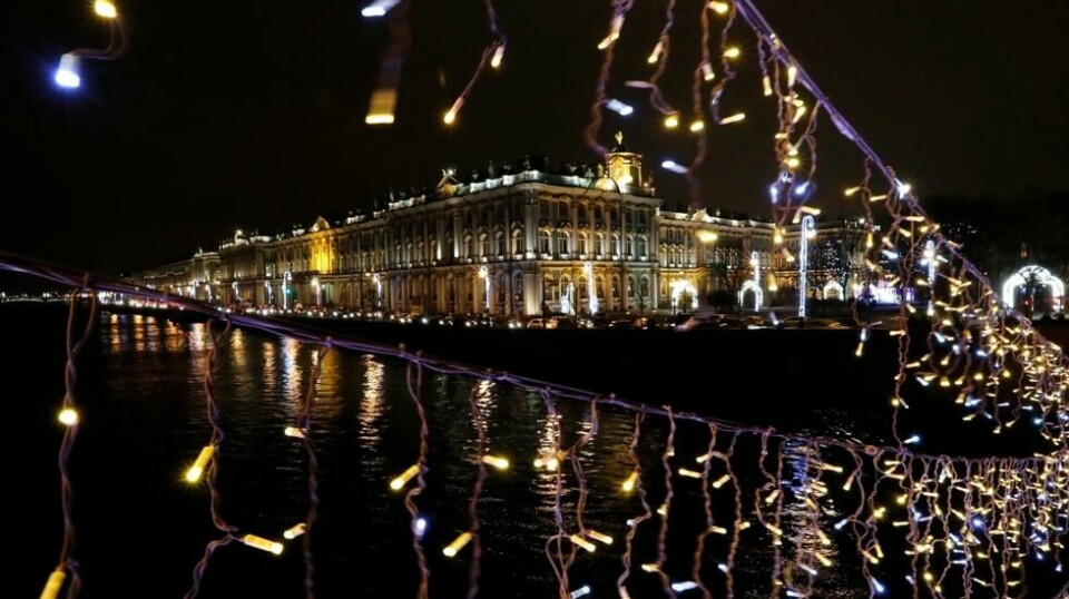 Vinterpalasset i St.Petersburg 20. desember. Flere norske studenter er kastet ut av byen.