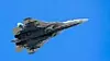 Et russisk Su-57-kampfly skal ha skutt ned den russiske dronen da den trolig havnet ut av kurs under et testoppdrag. (AP Photo/Alexander Zemlianichenko, File) Foto: NTB