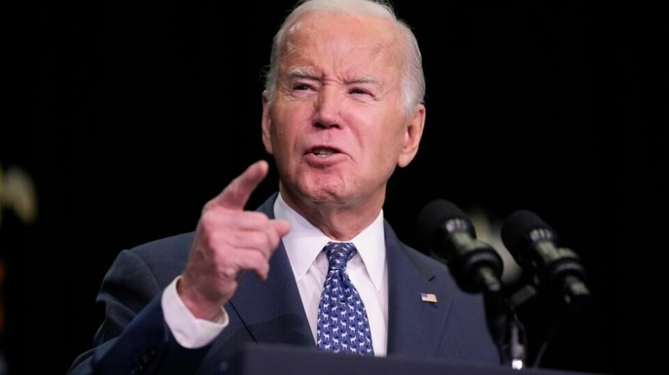 USAs president Joe Biden sier Trumps Nato-uttalelser er både rystende og farlige. Foto: Andrew Harnik / AP / NTB