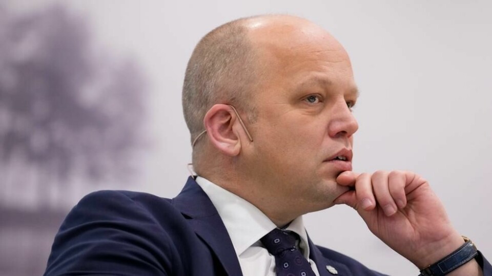 Finansminister Trygve Slagsvold Vedum.