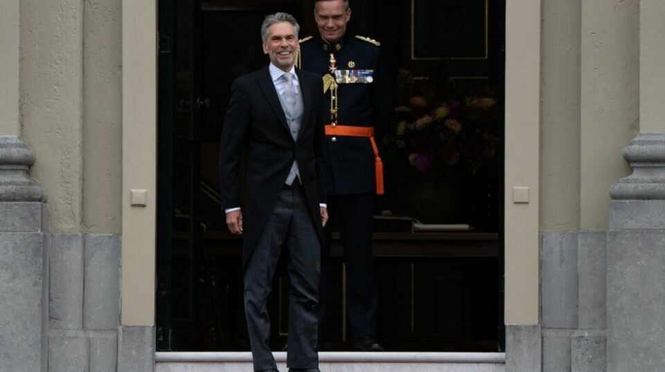 Dick Schoof ble tirsdag tatt i ed som Nederlands nye statsminister. Foto: AP / NTB
