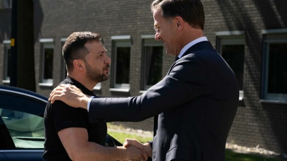 Ukrainas president Volodymyr Zelenskyj har gratulert påtroppende Nato-sjef Mark Rutte med jobben. Foto: Peter Dejong / AP / NTB