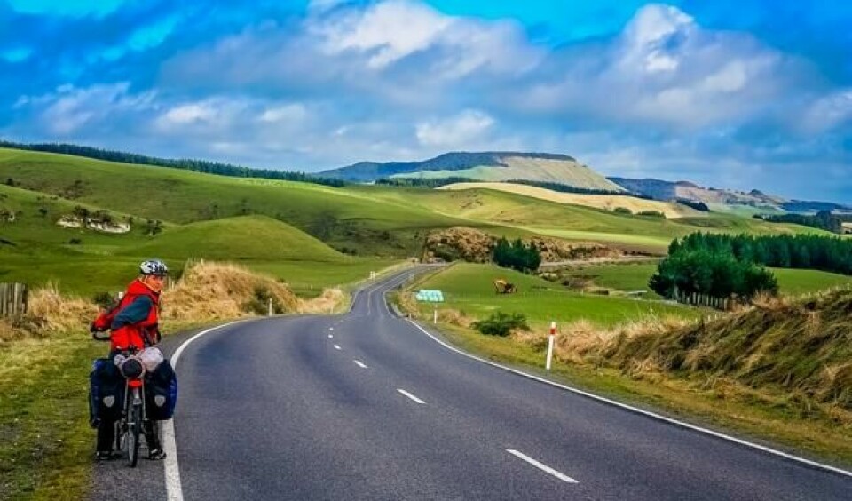 Vakre New Zealand oppleves godt fra sykkelsetet. Illustrasjonsfoto: Colourbox.com. Vakre New Zealand oppleves godt fra sykkelsetet. Illustrasjonsfoto: Colourbox.com.