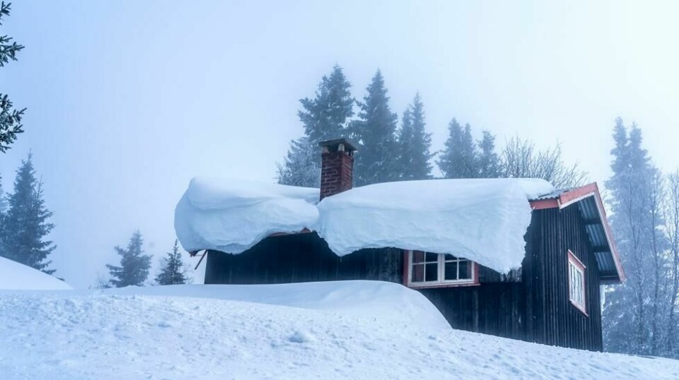– Hytteeiere må være klar over at det kommer en del snø nå. Flere steder vil få en blanding av regn og snø. Har man en hytte som ikke tåler så store mengder, så er det greit å være forberedt på det, sier meteorolog Aslaug Skålevik Valved. Foto: Gorm Kallestad / NTB