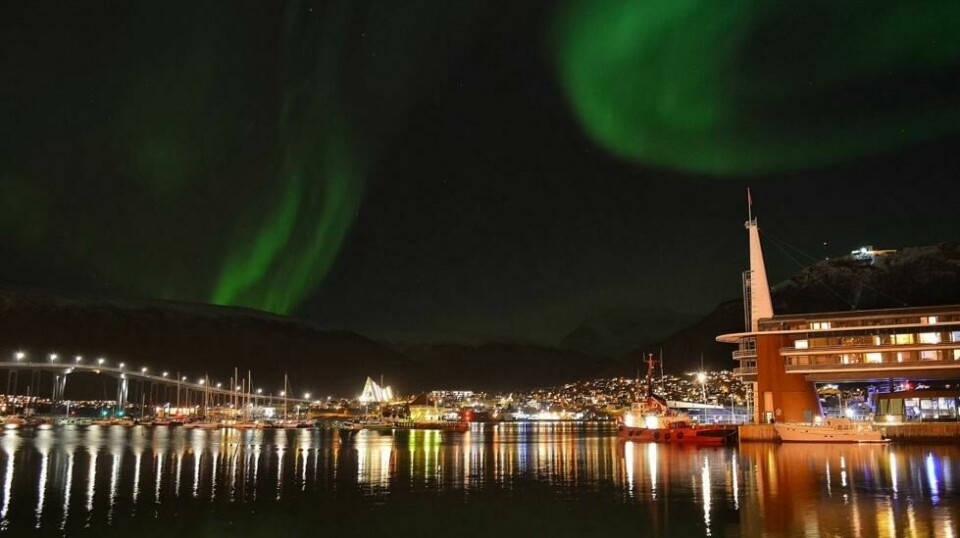 Det er ikke den norske julefeiringen som trekker gjester til Tromsø. Foto: Robin Tøllefsen